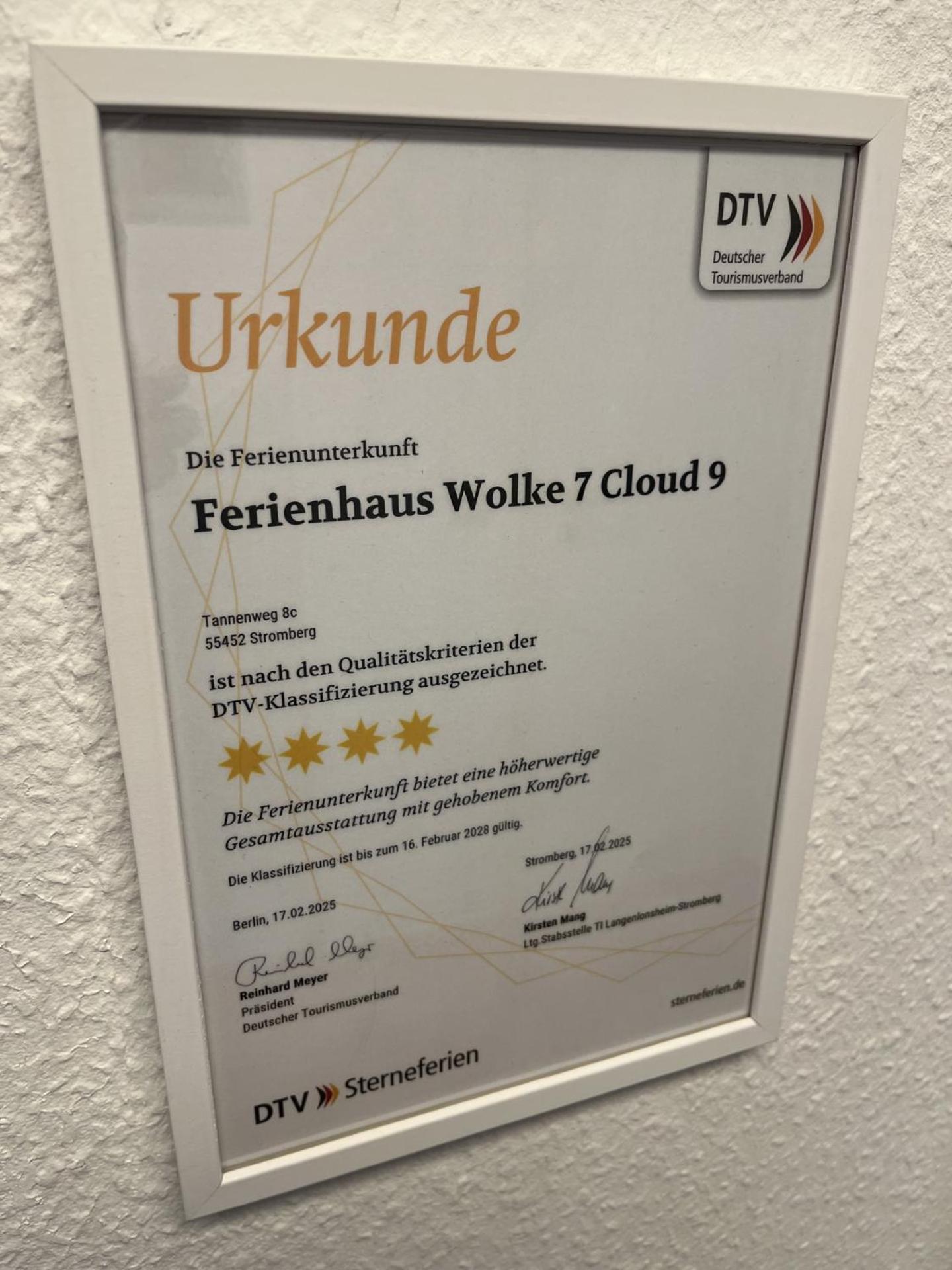 Wundervolle Aussicht In Bester Lage Auf "Wolke7" Stromberg  Buitenkant foto