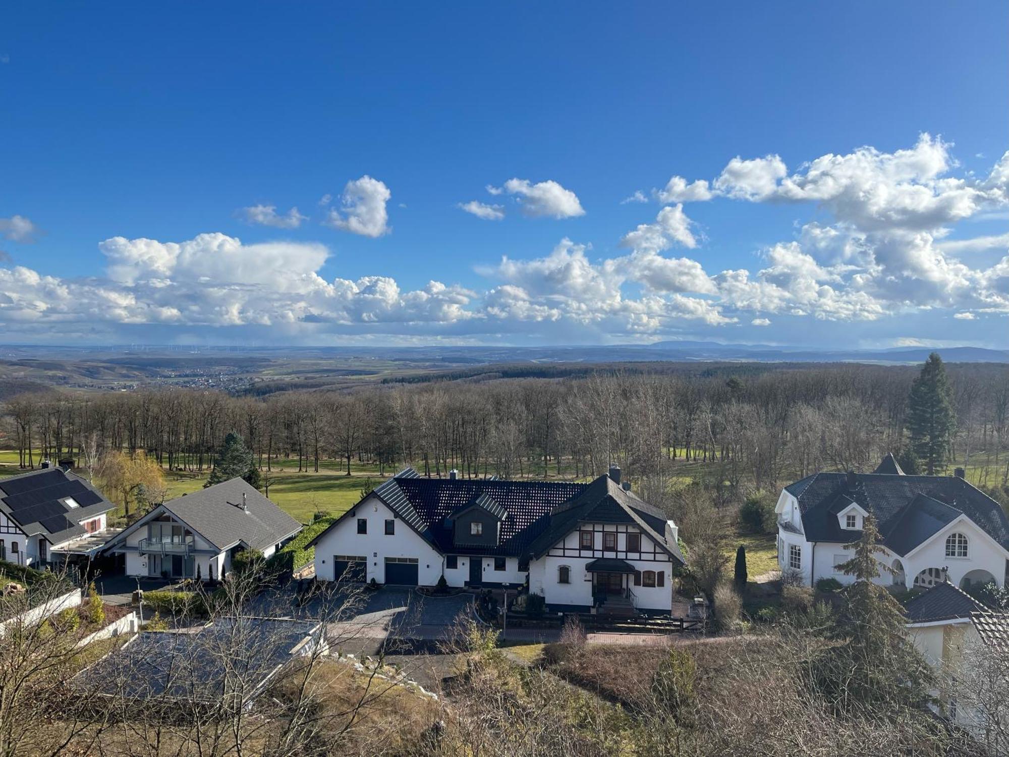 Wundervolle Aussicht In Bester Lage Auf "Wolke7" Stromberg  Buitenkant foto